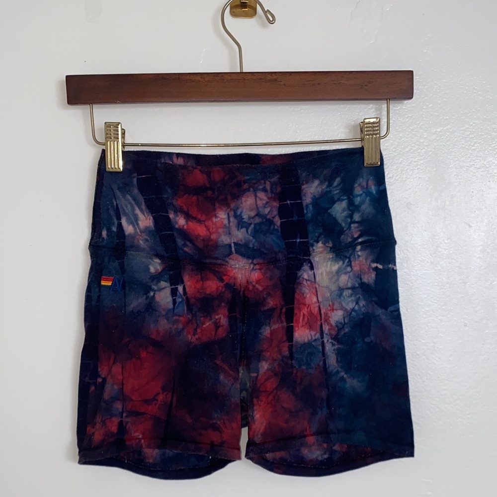 Aviator Nation Tie-Dye Bike Shorts 3”